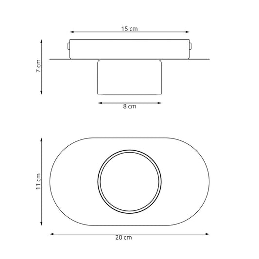 Diaz 1 ceiling lamp black