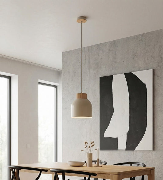 Vigo 1 pendant light mocha