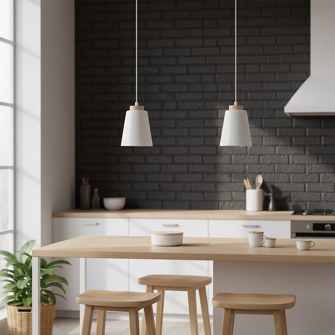 Bolero 1 pendant light white