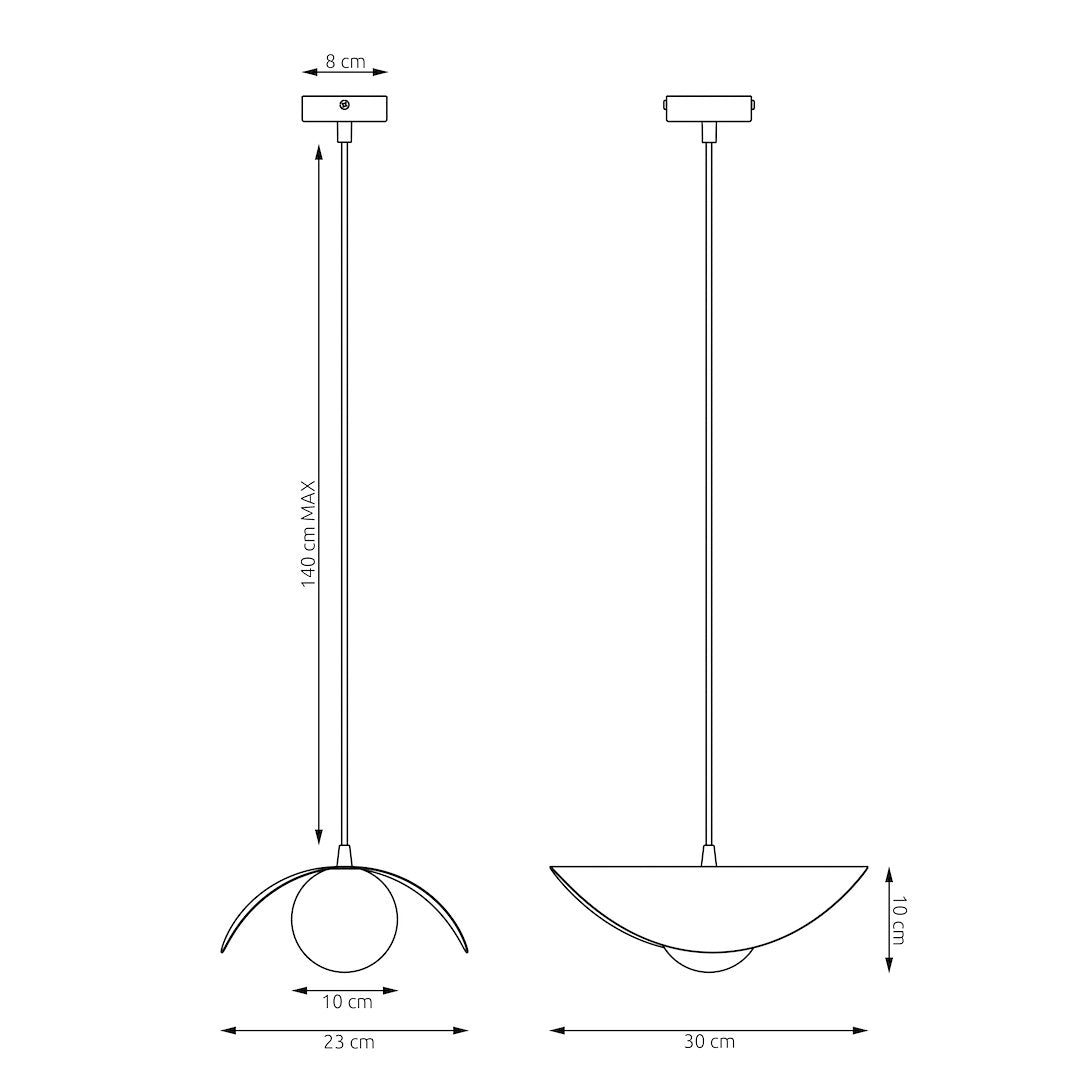 Ritual 1M pendant light white