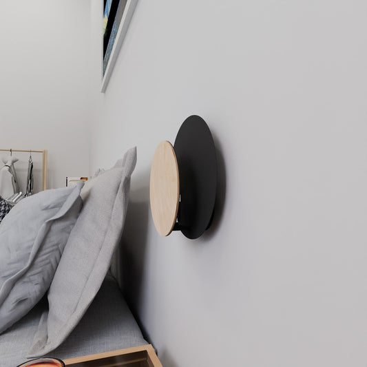 Circle 1a wall lamp black