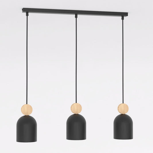 Mesi 3 pendant light black