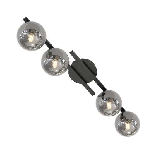 Kairo 4 ceiling lamp black/graphite