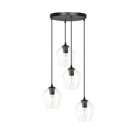Istar 4 premium pendellampe sort/gennemsigtig