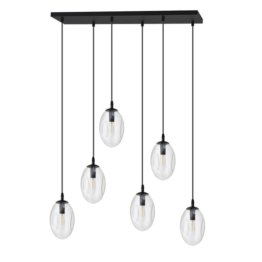Astral 6 pendant light clear