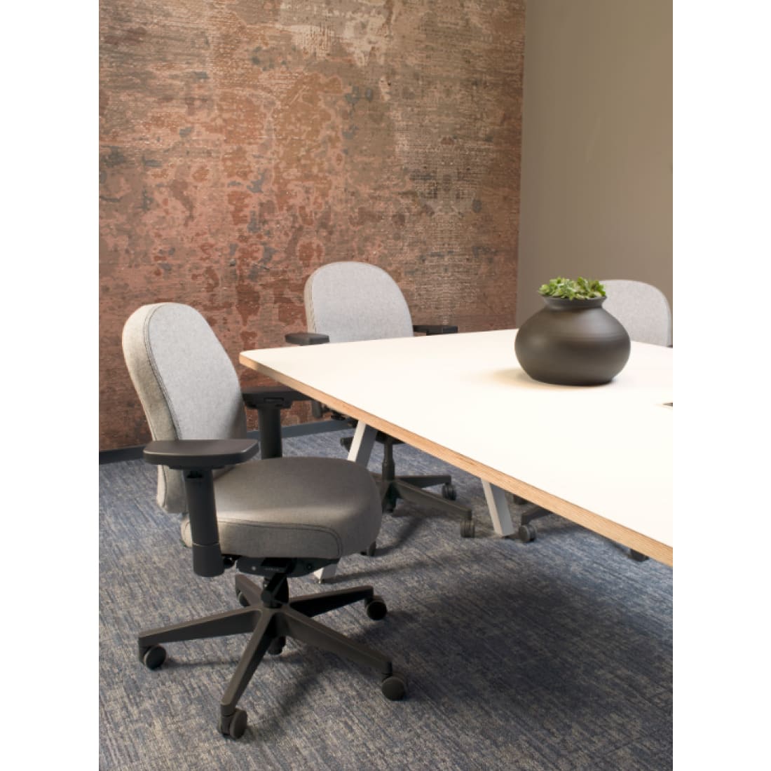 Sit And Move Therapod X Compact Medium Grey - Office Chair Wool Felt Fenice
