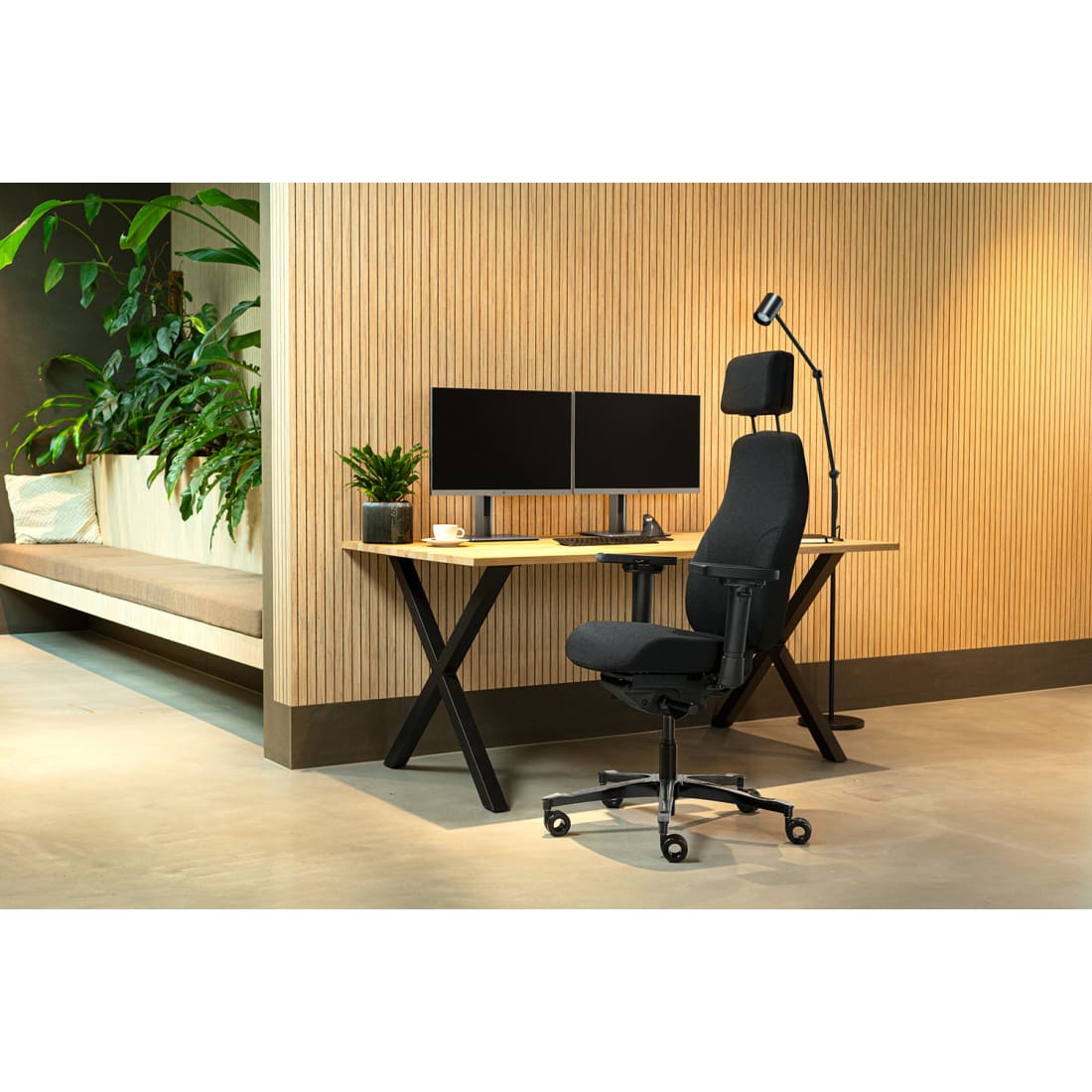 Sit And Move Therapod X2 HR Nakkestøtte Sort - Kontorstol Mirage