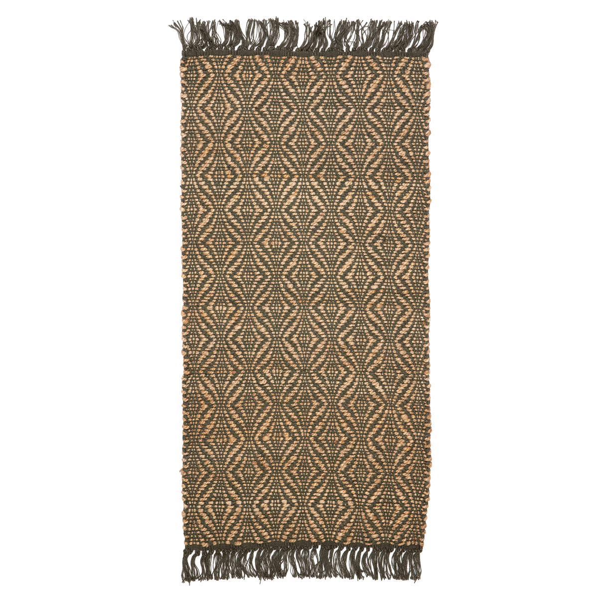Holly, green rug 70x140 cm.