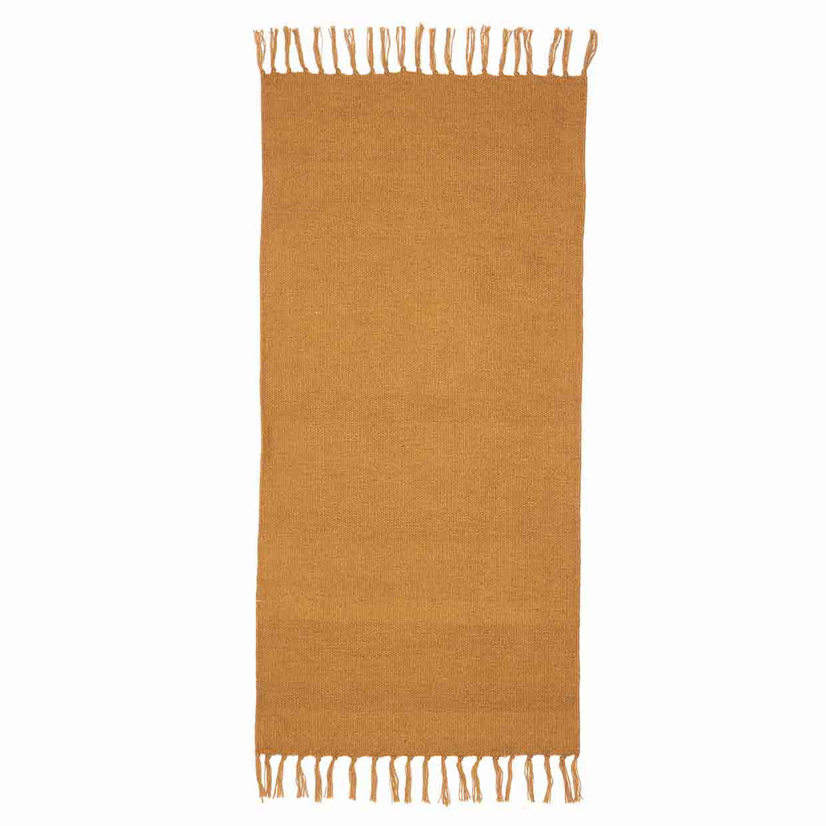 Hette, ochre rug 70x140 cm.