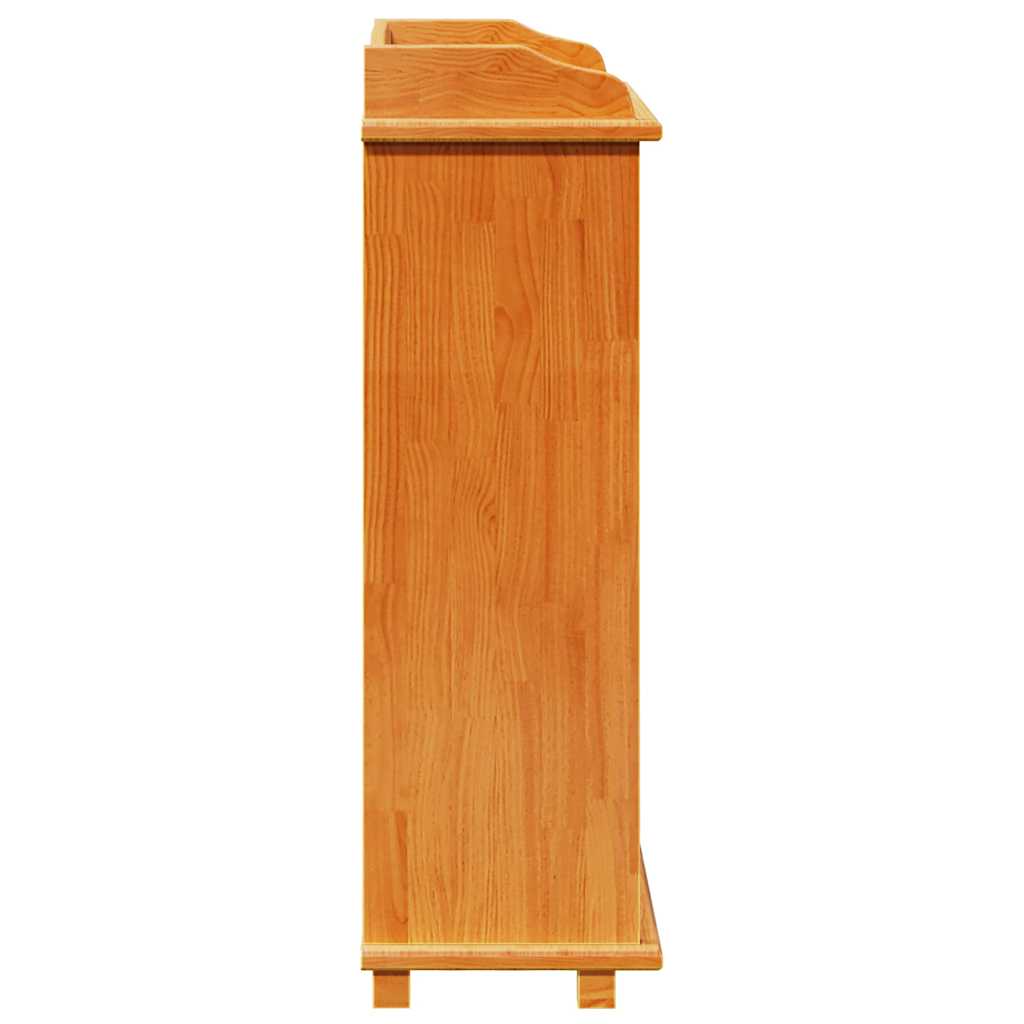 Vinfad Brun 58 X 28 X 90 Cm Massiv Fyrretræ
