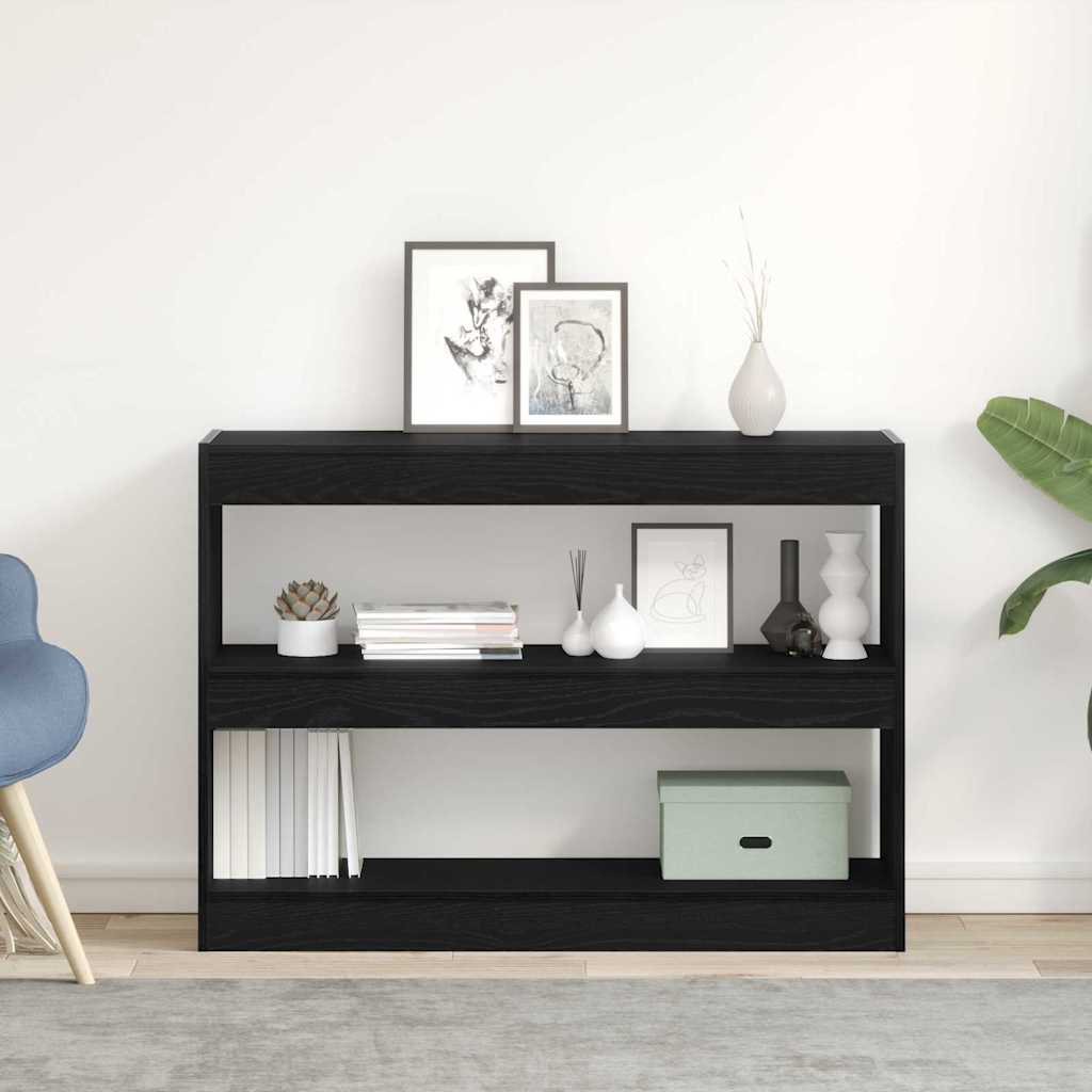 Bogreol 2 Niveauer 100 X 30 X 72 Cm Konstrueret Træ