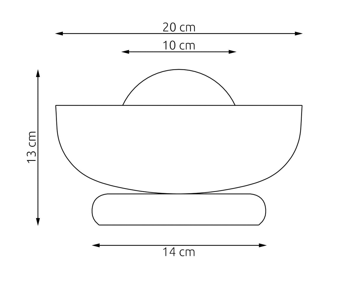 Ozzy table lamp white