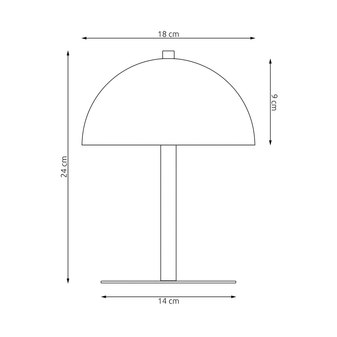 Mogu table lamp white