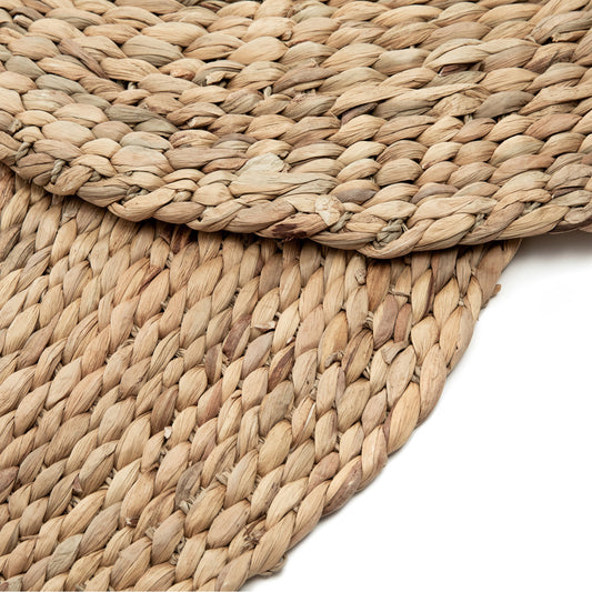 Water hyacinth rug - natural - 200