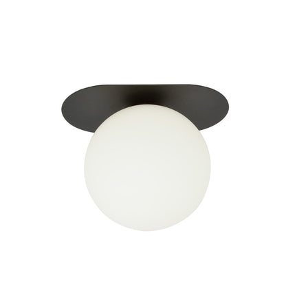 Plaza 1 ceiling lamp black/opal