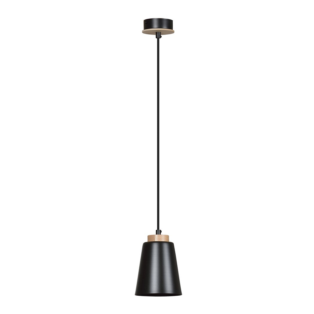Bolero 1 pendant light black