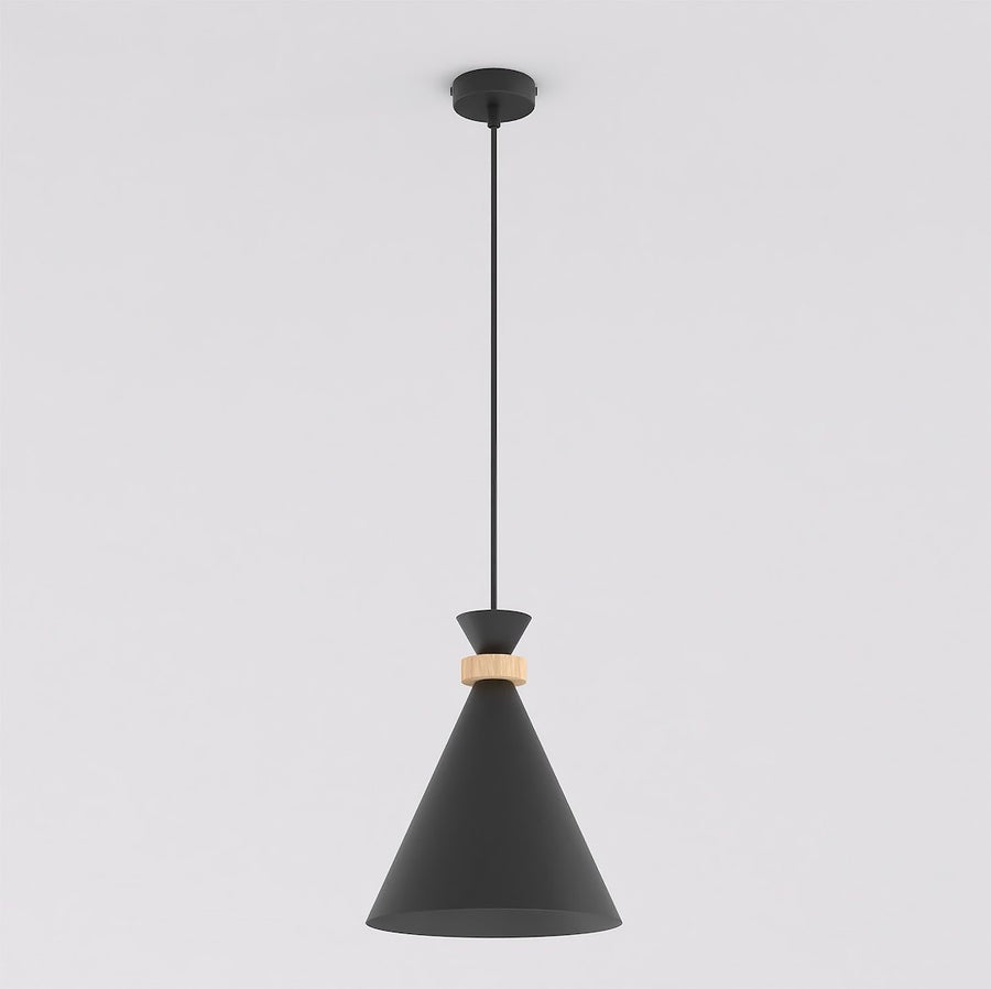Zero 1 pendant light black