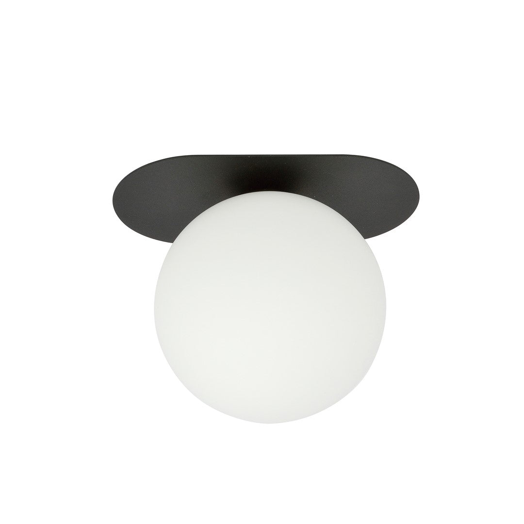 Plaza 1 ceiling lamp black/opal
