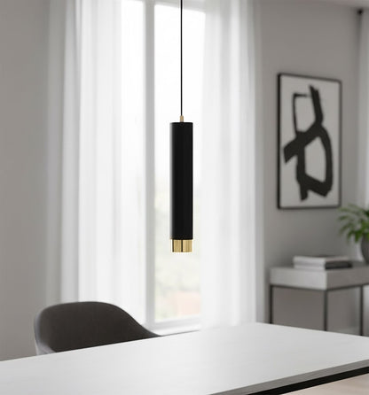 Kibo 1 pendant light blue/gold