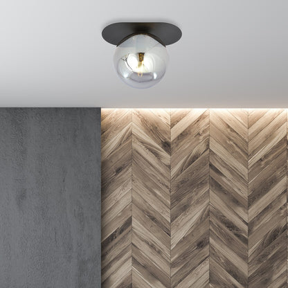 Plaza 1 ceiling lamp black/graphite