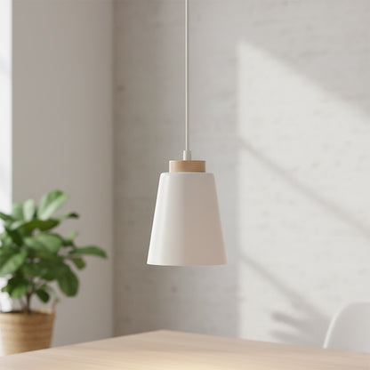 Bolero 1 pendant light white