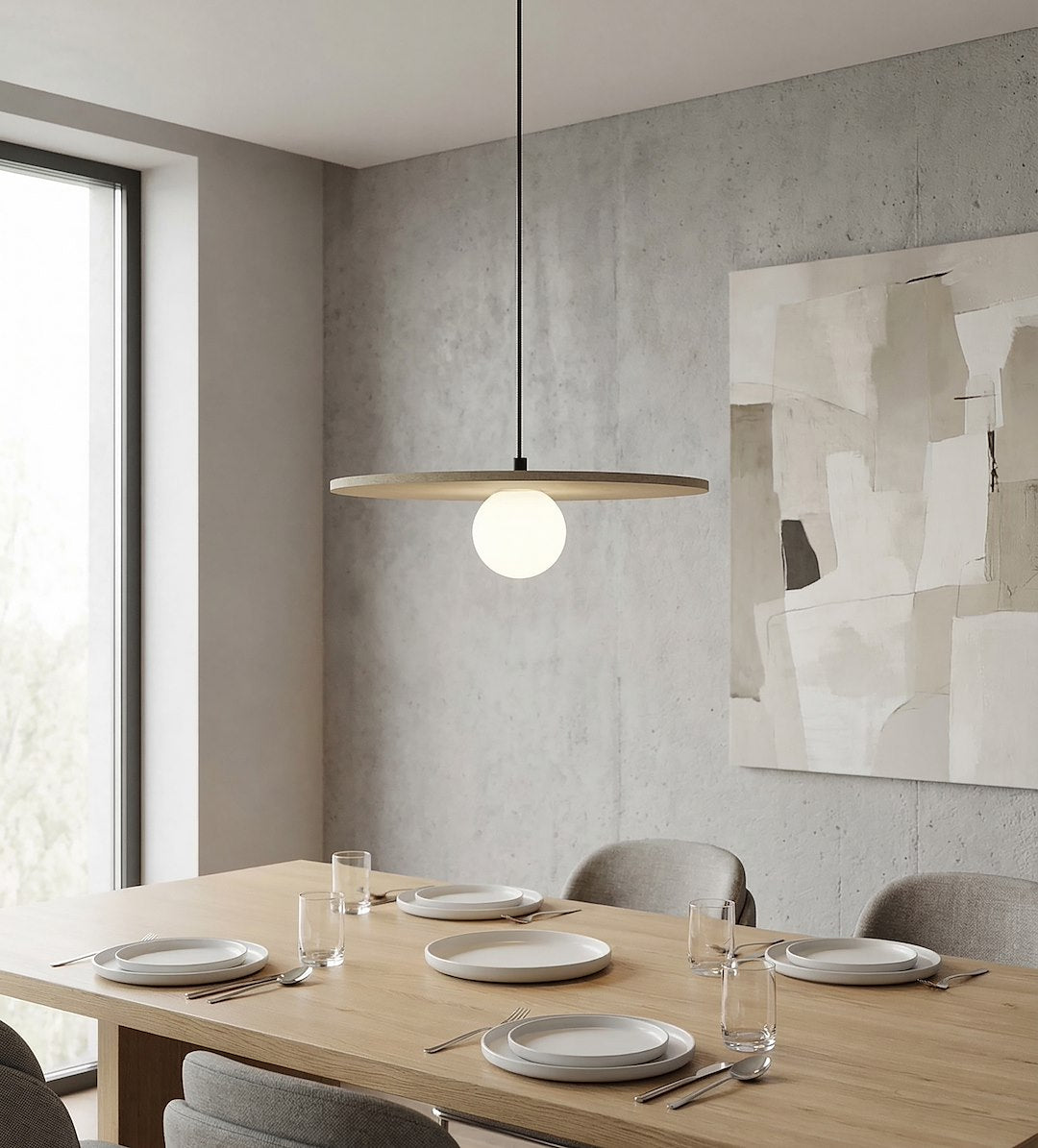 Calma 1 pendant light beige
