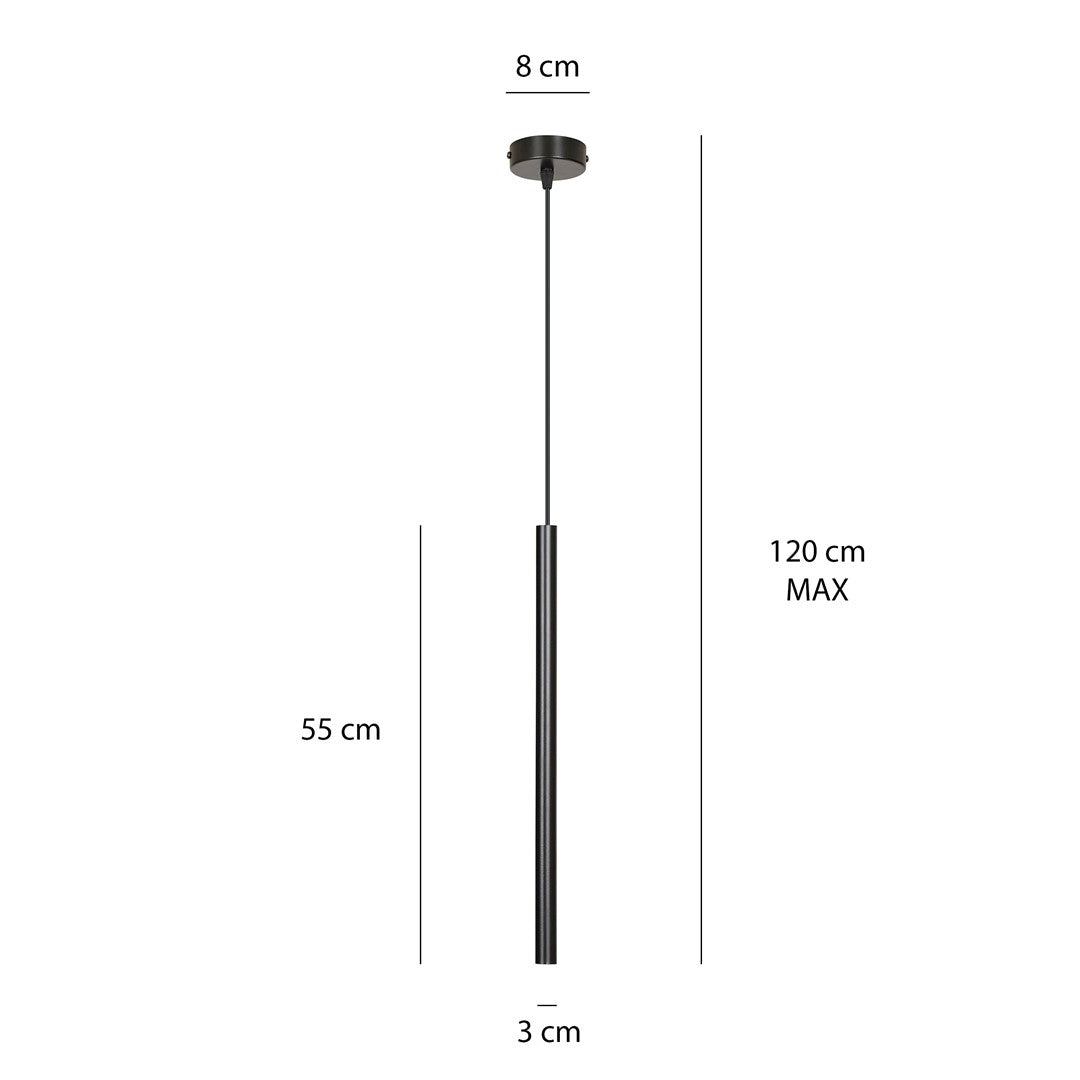 Selter 1 ceiling lamp black