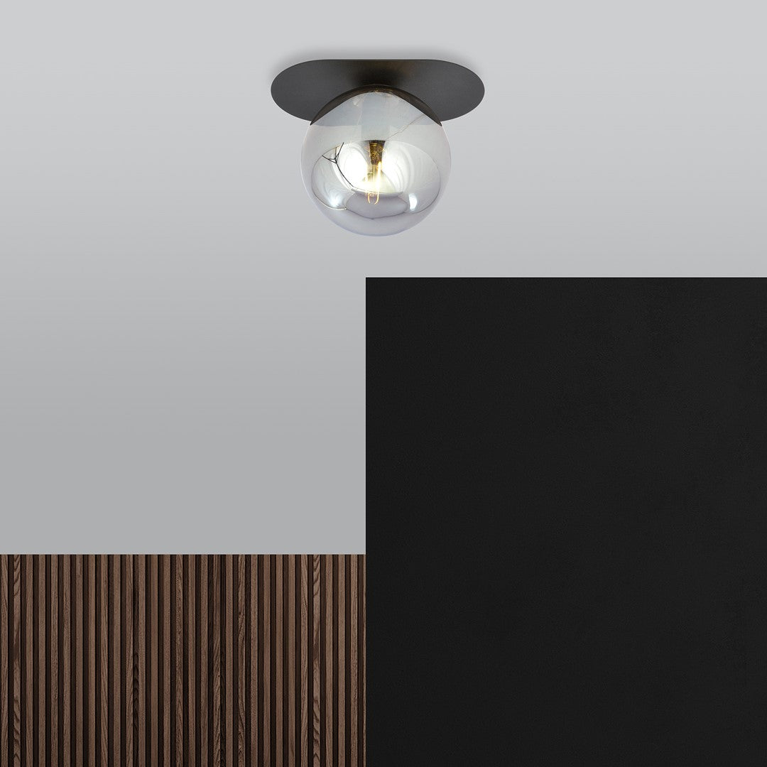 Plaza 1 ceiling lamp black/graphite