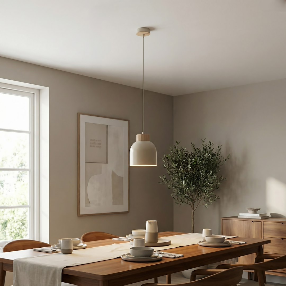 Vigo 1 pendant light mocha