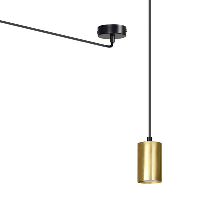 Traker pendant light black/gold