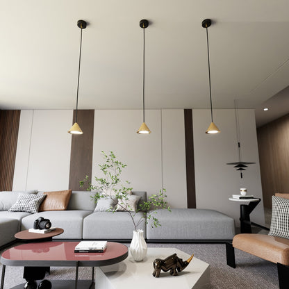 Elit 1 pendant light black/gold
