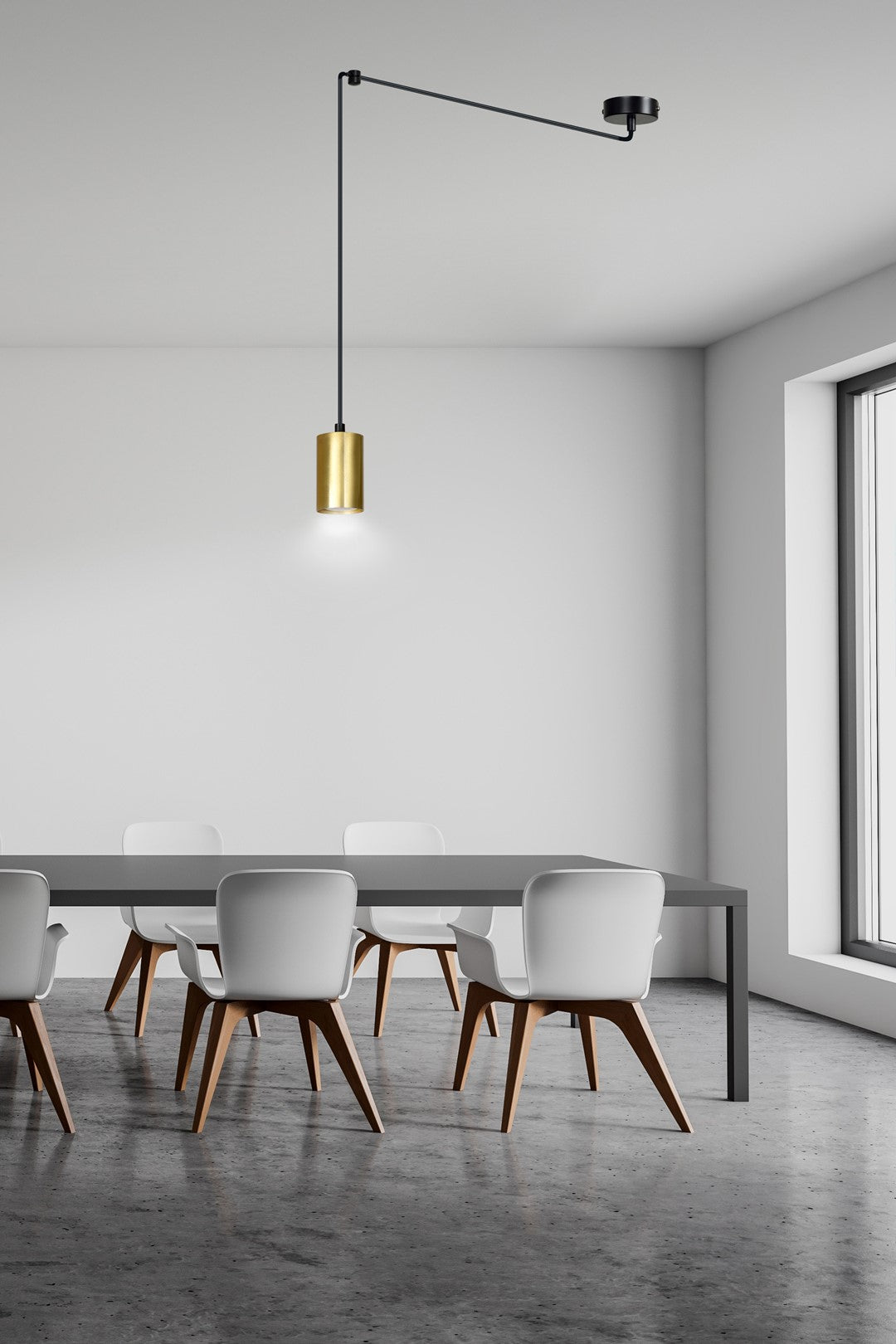 Traker pendant light black/gold