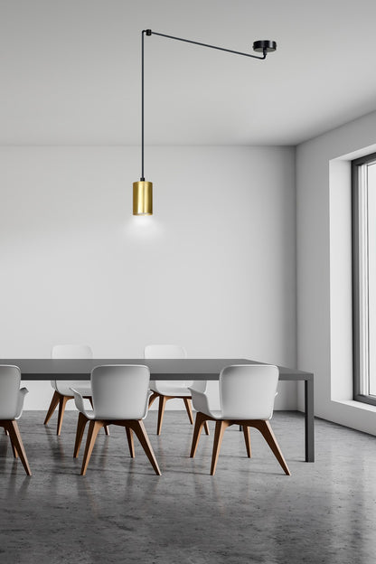 Traker pendant light black/gold