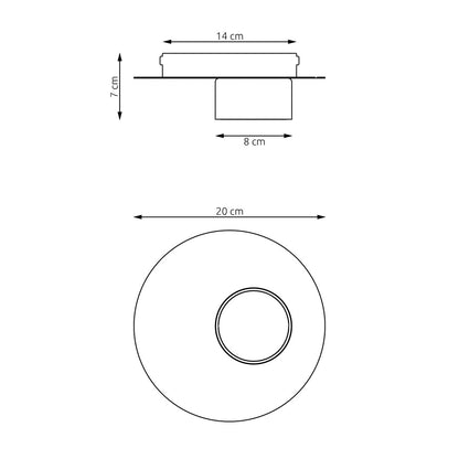 Pixo 1 ceiling lamp black