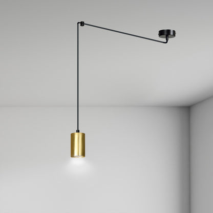 Traker pendant light black/gold