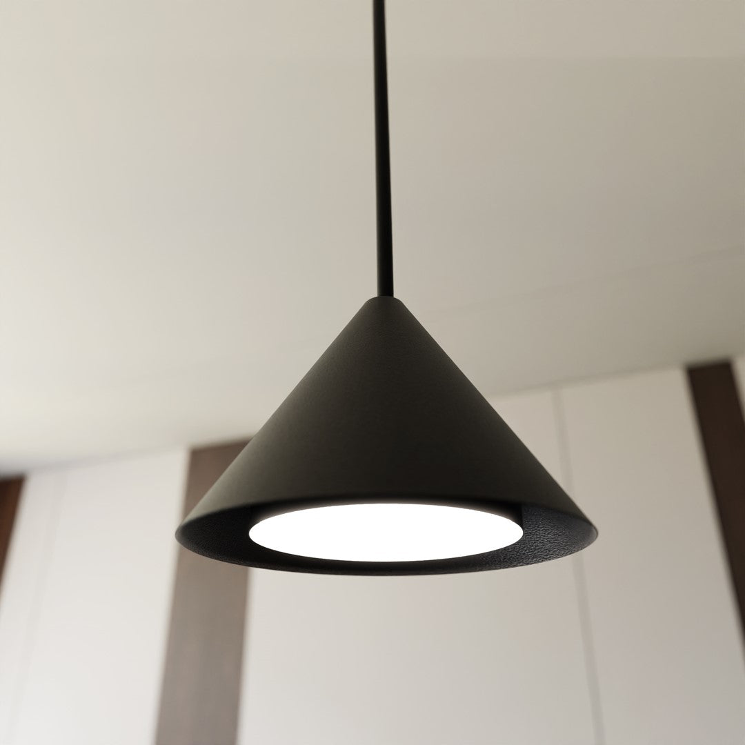 Elit 1 pendant light black