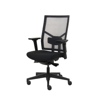 Workliving Zuidas Mesh Sort udgave - Sæde i Regain - Kontorstol Ergonomisk design (N)EN 1335