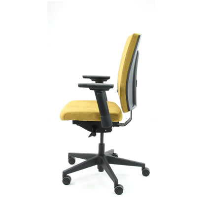 Workliving Eva Comfort Yellow Regain - Ergonomic Office Chair (N)EN 1335