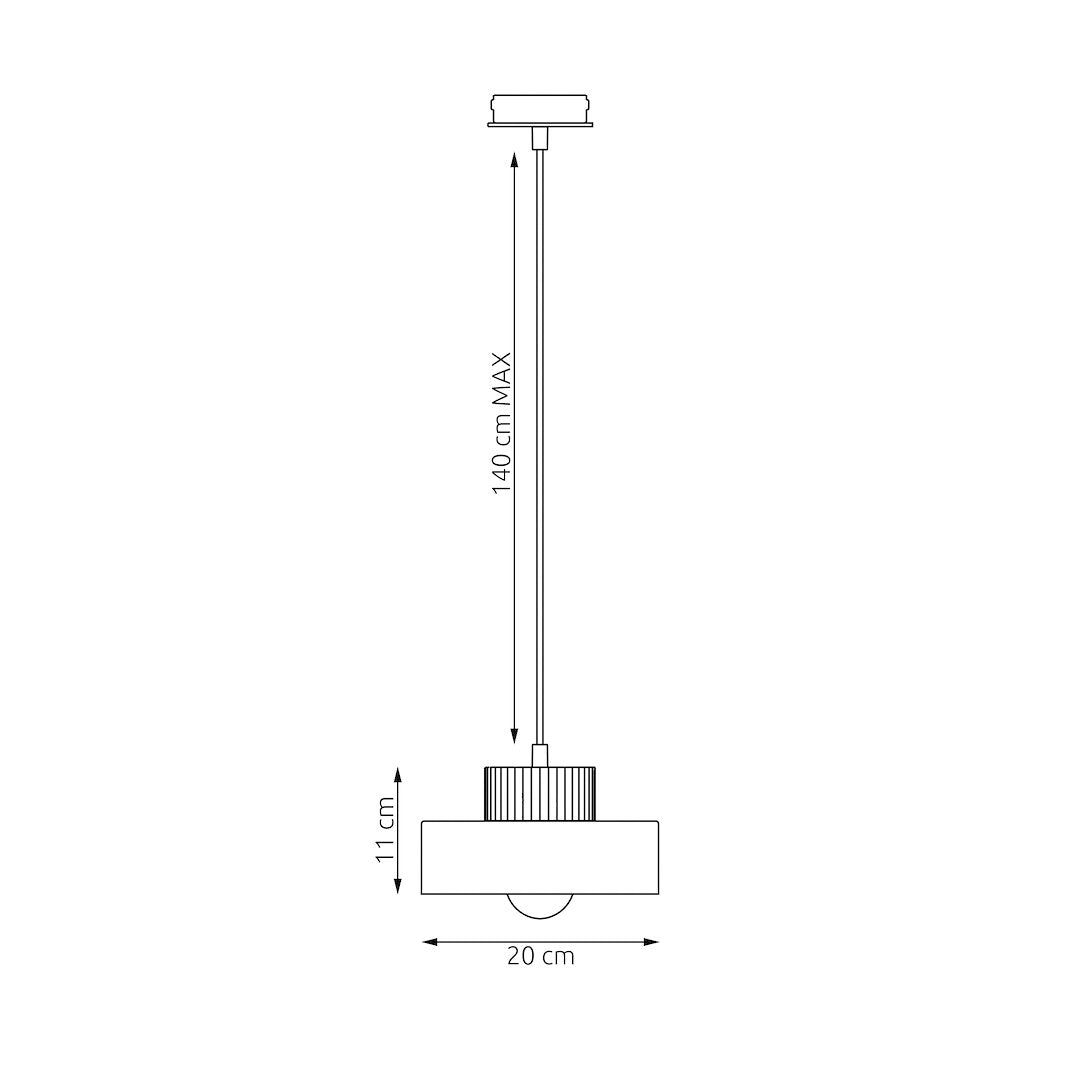 Kivi 1S pendant light white