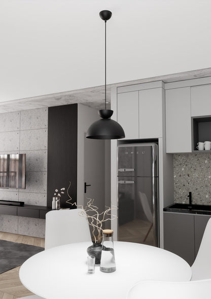 Lunaro 1S pendant light black