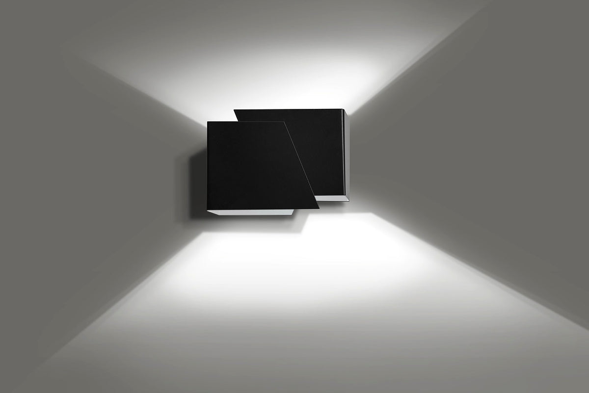 Frost wall lamp black
