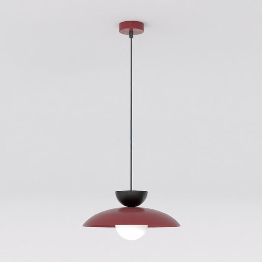Mulan 1 pendant light burgundy/black