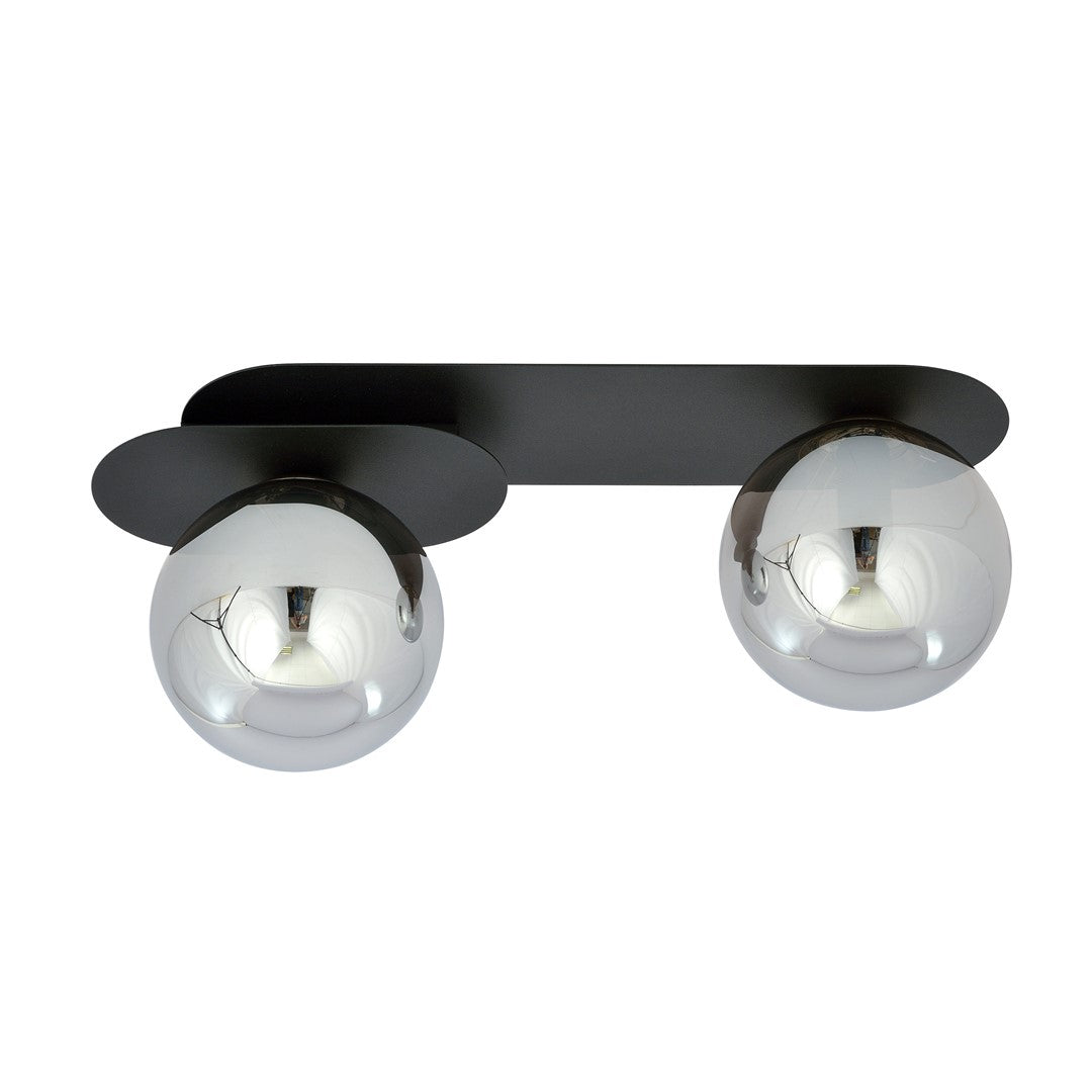 Plaza 2 ceiling lamp black/graphite