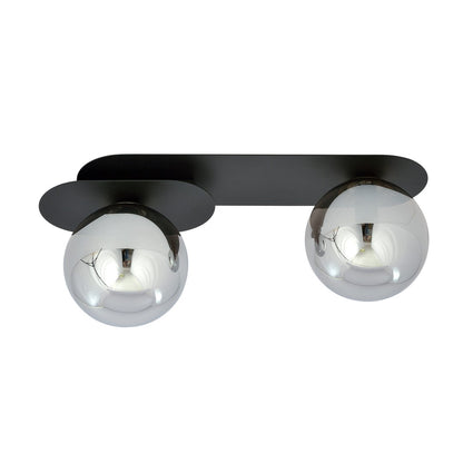Plaza 2 ceiling lamp black/graphite