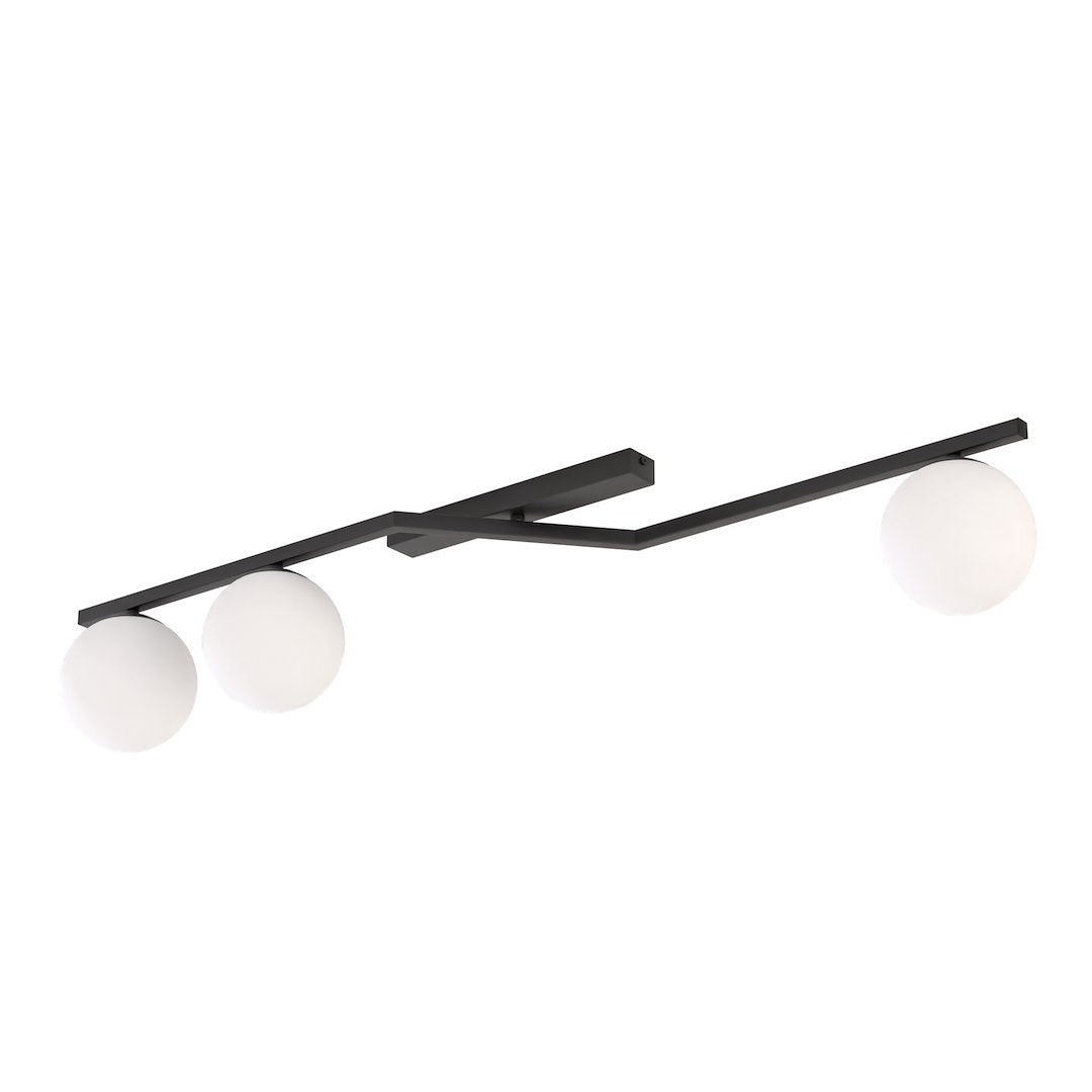 Naton 3 loftlampe sort/opal