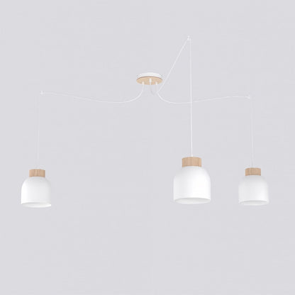KRU 3 pendant lamp white