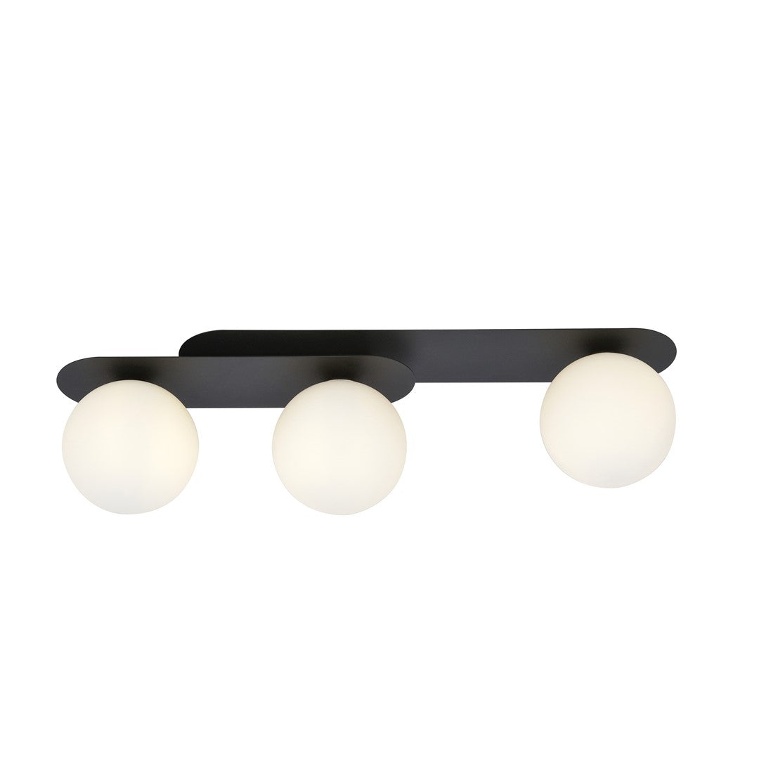 Plaza 3 loftlampe sort/opal