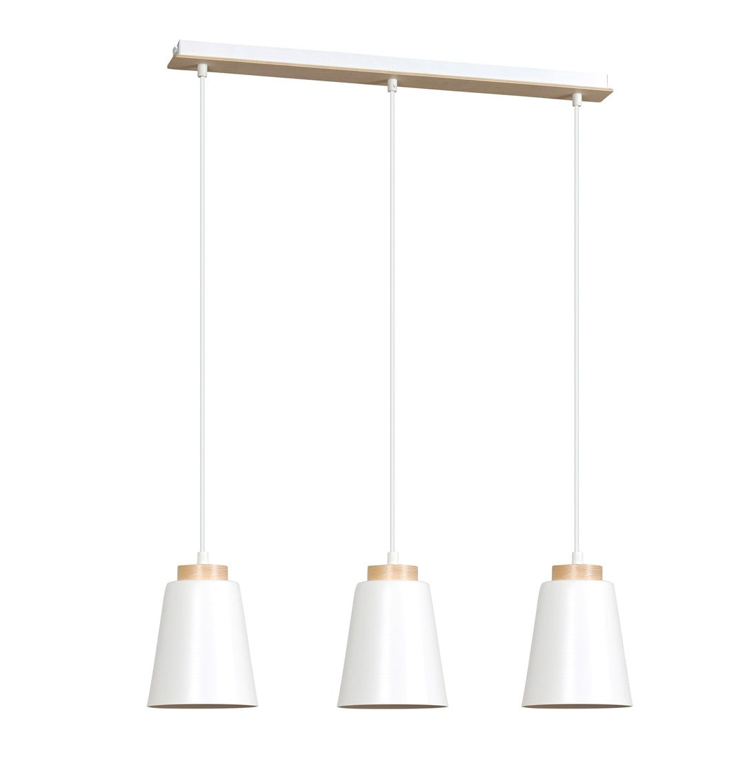 Bolero 3 pendellampe hvid