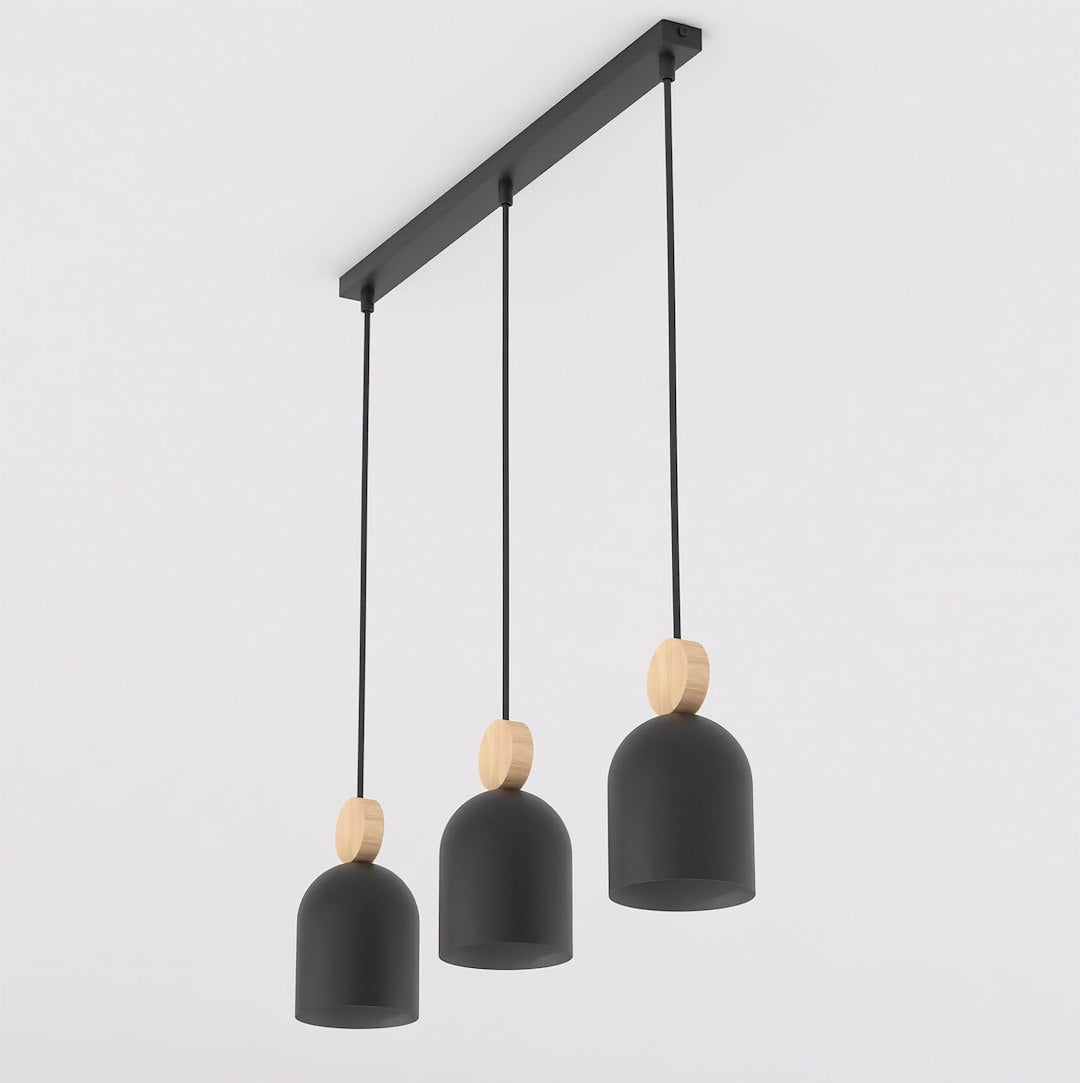 Mesi 3 pendant light black