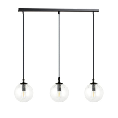 Cosmo 3 pendant light clear